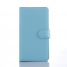 Чехол с визитницей для ZTE Blade L3 (голубой)