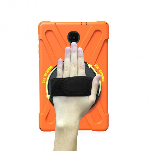 Чехол Combo Kickstand для Samsung Galaxy Tab A 10.5 (2018) SM-T590 / SM-T595 (оранжевый) Чехол Combo Kickstand для Samsung Galaxy Tab A 10.5 (2018) SM-T590 / SM-T595 (оранжевый)