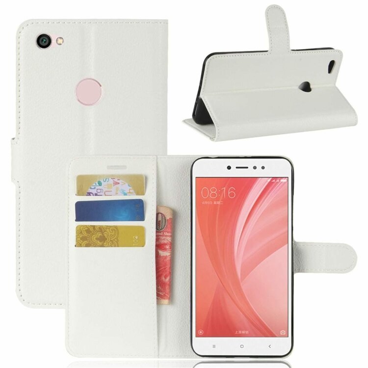 Чехол с визитницей для Xiaomi Redmi Note 5A / 5A Prime (белый)