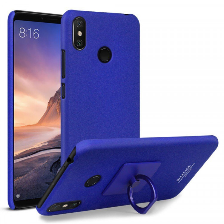 Чехол iMak Finger для Xiaomi Mi Max 3 (голубой)