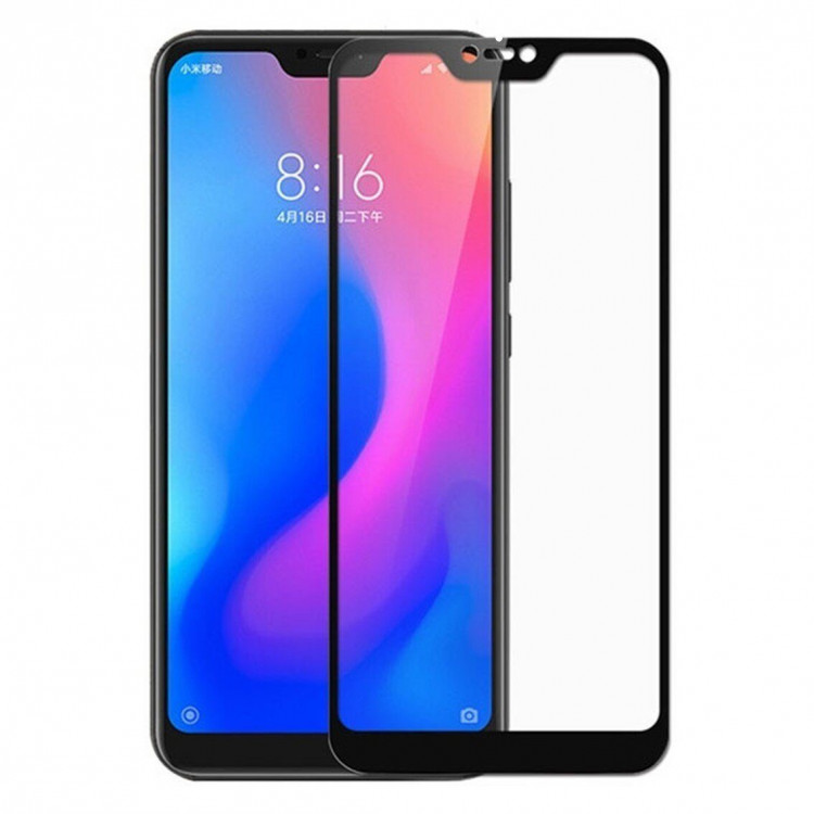 Защитное стекло 3D для Xiaomi Mi 8 Lite (черный)