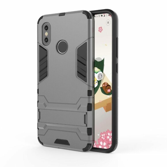 Чехол Duty Armor для Xiaomi Mi 8 (серый) Чехол Duty Armor для Xiaomi Mi 8 (серый)
