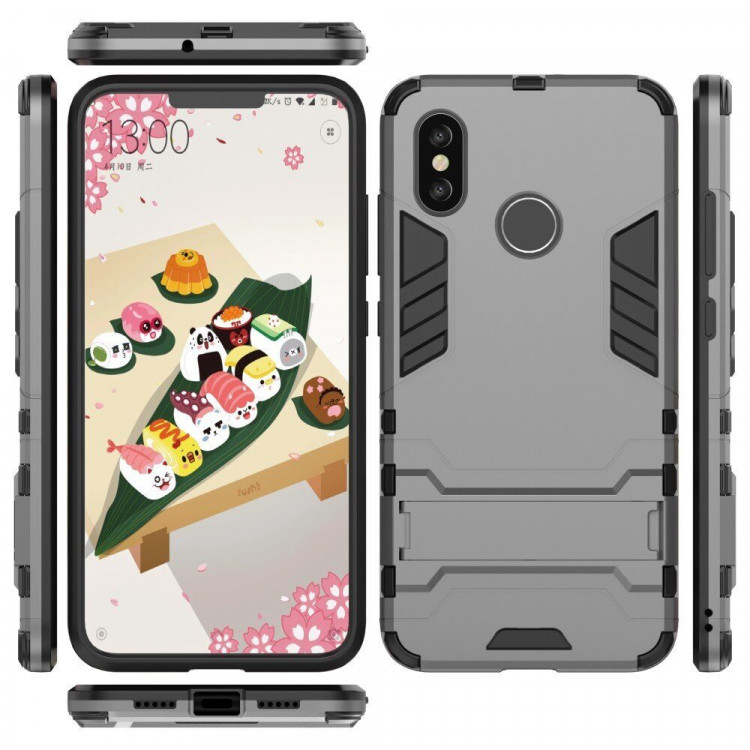 Чехол Duty Armor для Xiaomi Mi 8 (серый)