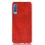 Чехол Litchi Texture для Samsung Galaxy A7 (2018) (красный)