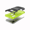 Чехол Hybrid Armor для Samsung Galaxy A40 (черный + зеленый)