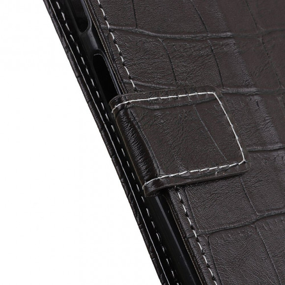Чехол Crocodile Texture для Samsung Galaxy A30 / Galaxy A20 (черный)
