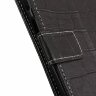 Чехол Crocodile Texture для Samsung Galaxy A30 / Galaxy A20 (черный)