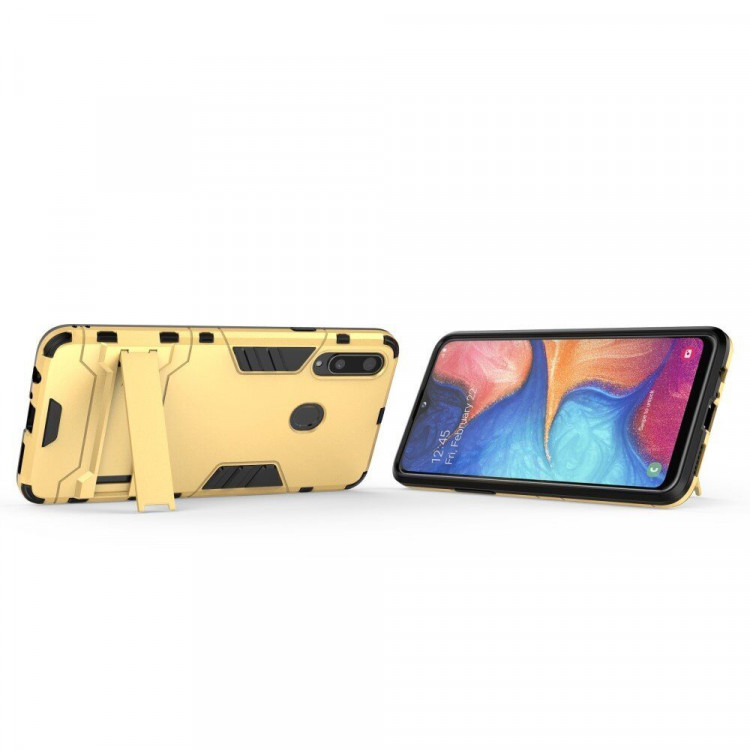 Чехол Duty Armor для Samsung Galaxy A20s (золотой)