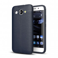 Чехол-накладка Litchi Grain для Huawei Y3 2017 (темно-синий) Чехол-накладка Litchi Grain для Huawei Y3 2017 (темно-синий)