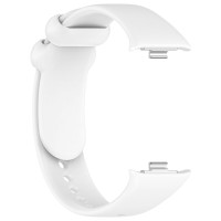 Силиконовый ремешок для Xiaomi Band 8 Pro, Redmi Watch 4 (белый)