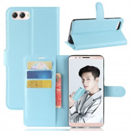 Чехол с визитницей для Huawei Nova 2s (голубой) Чехол с визитницей для Huawei Nova 2s (голубой)