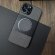Тканевый чехол Electroplated MagSafe для iPhone 14 Pro Max (серый)