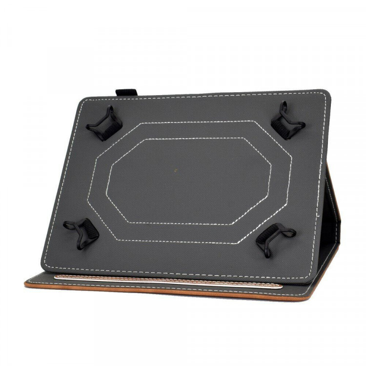 Универсальный чехол Solid Color для планшета 10 дюймов (коричневый)