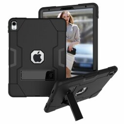 Гибридный TPU чехол для Apple iPad Pro 11 (2018) / iPad Air 4 / iPad Air (2020) (черный)