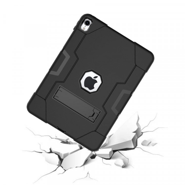 Гибридный TPU чехол для Apple iPad Pro 11 (2018) / iPad Air 4 / iPad Air (2020) (черный)