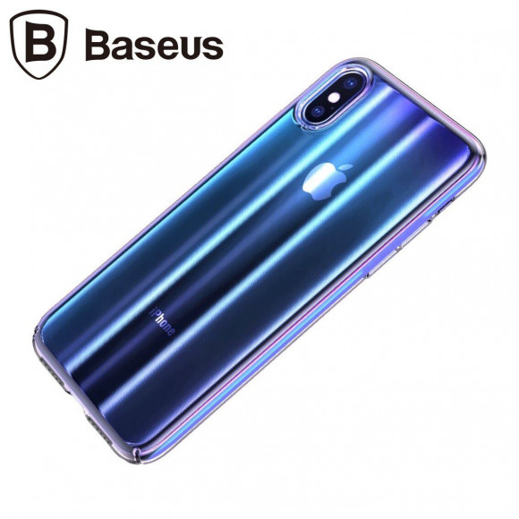 Чехол Baseus Aurora Series для iPhone XS / iPhone X (синий) Чехол Baseus Aurora Series для iPhone XS / iPhone X (синий)