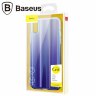 Чехол Baseus Aurora Series для iPhone XS / iPhone X (синий)