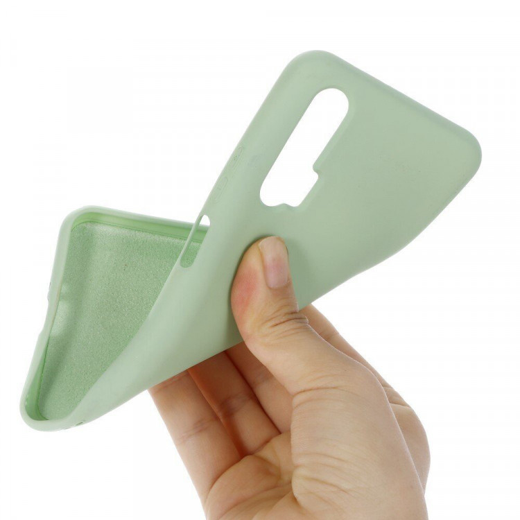 Силиконовый чехол Mobile Shell для Huawei nova 6 (зеленый)