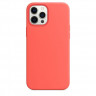 Чехол MagSafe для iPhone 12 / iPhone 12 Pro (розово-оранжевый)