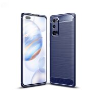 Чехол-накладка Carbon Fibre для Honor 30 Pro / Honor 30 Pro+ (Plus) (темно-синий) Чехол-накладка Carbon Fibre для Honor 30 Pro / Honor 30 Pro+ (Plus) (темно-синий)