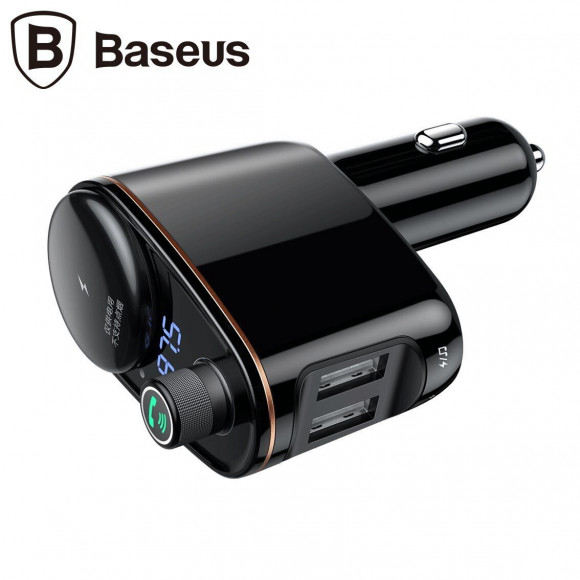 Автомобильный FM - трансмиттер Baseus Locomotive Bluetooth Автомобильный FM - трансмиттер Baseus Locomotive Bluetooth