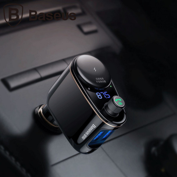 Автомобильный FM - трансмиттер Baseus Locomotive Bluetooth Автомобильный FM - трансмиттер Baseus Locomotive Bluetooth