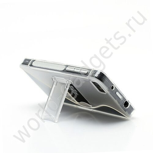 Чехол с подставкой для Blackberry Z10 (прозрачный)