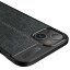 Чехол-накладка Litchi Grain для iPhone 13 (черный)