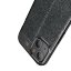 Чехол-накладка Litchi Grain для iPhone 13 (черный)