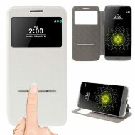 Чехол с окном для LG G5 / LG G5 se (белый) Чехол с окном для LG G5 / LG G5 se (белый)