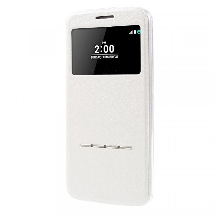 Чехол с окном для LG G5 / LG G5 se (белый)