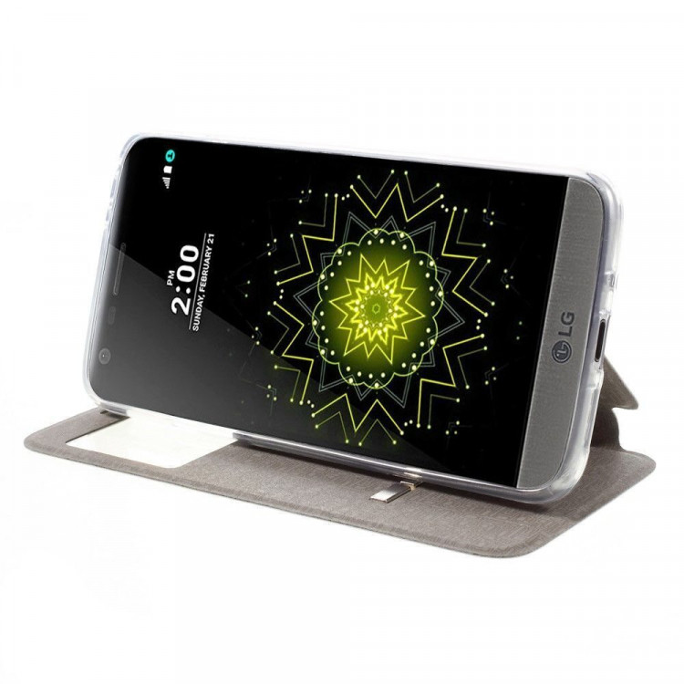 Чехол с окном для LG G5 / LG G5 se (белый)