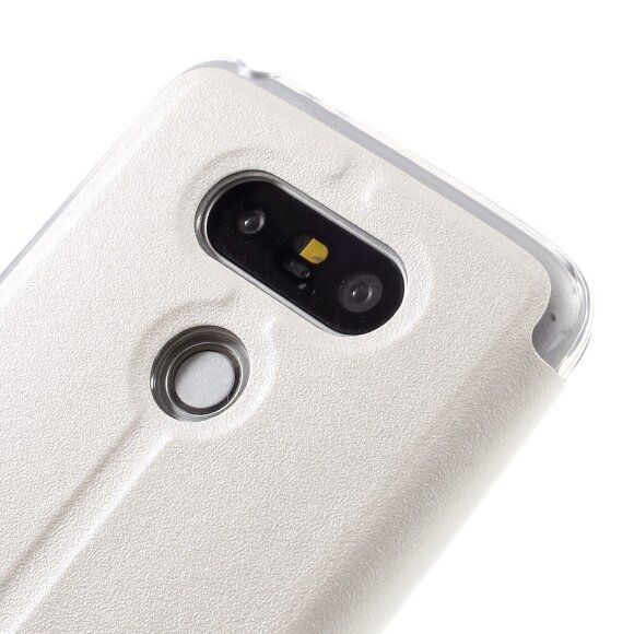 Чехол с окном для LG G5 / LG G5 se (белый) Чехол с окном для LG G5 / LG G5 se (белый)