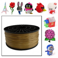 Нить ABS пластика для 3D ручек - 10 метров (Золото Инков)