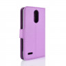 Чехол с визитницей для LG K8 (2018) / K9 (фиолетовый)