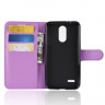 Чехол с визитницей для LG K8 (2018) / K9 (фиолетовый)