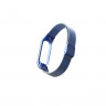 Сетчатый браслет с застежкой для Xiaomi Mi Band 3 (голубой)