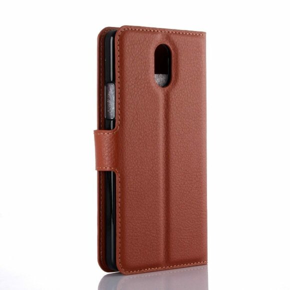 Чехол с визитницей для Lenovo Vibe P1m (коричневый)