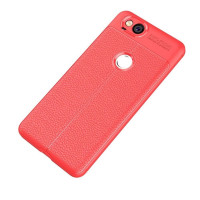 Чехол-накладка Litchi Grain для Google Pixel 2 (красный)