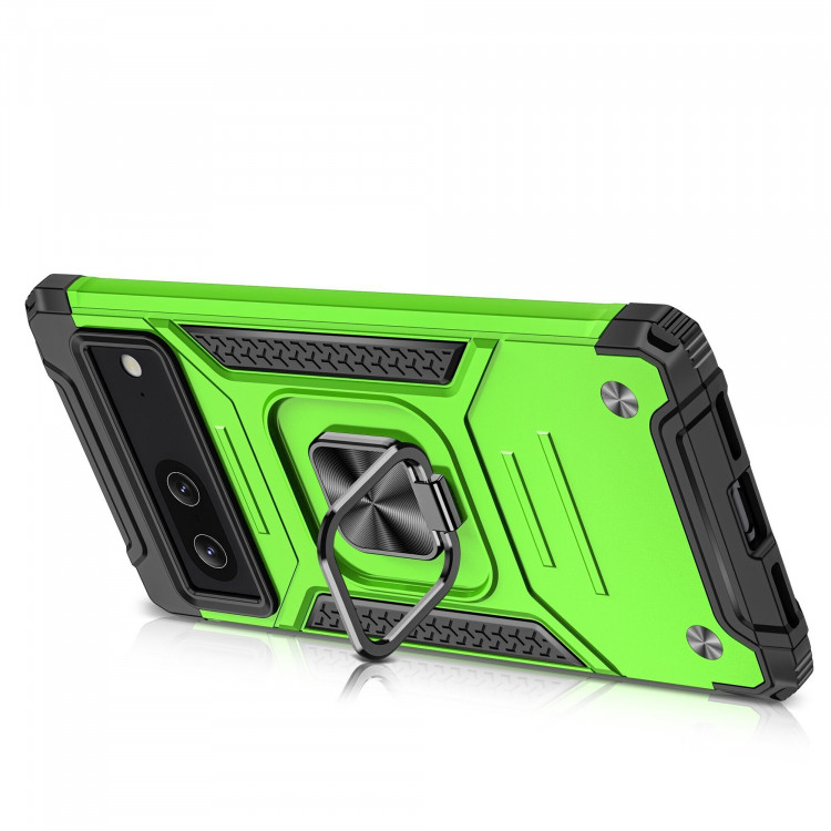 Чехол-накладка Shock-Absorption для Google Pixel 7 (зеленый)