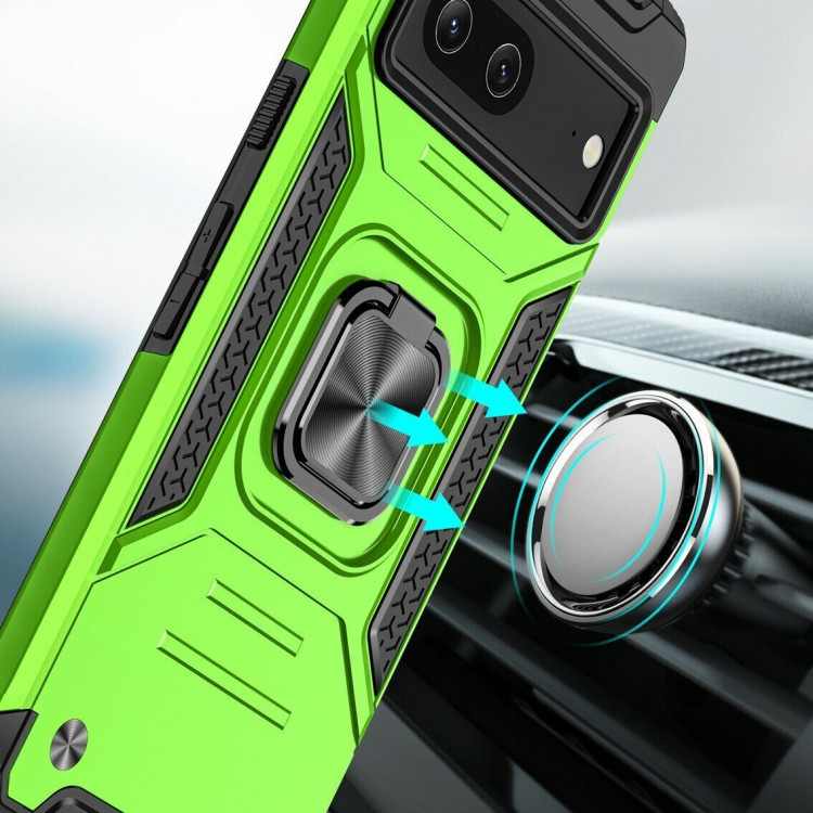 Чехол-накладка Shock-Absorption для Google Pixel 7 (зеленый)