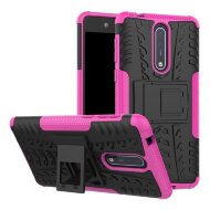Чехол Hybrid Armor для Nokia 8 (черный + розовый) Чехол Hybrid Armor для Nokia 8 (черный + розовый)