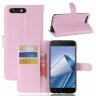 Чехол с визитницей для Asus ZenFone 4 Pro ZS551KL (розовый)