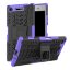 Чехол Hybrid Armor для Sony Xperia XZ1 (черный + фиолетовый)