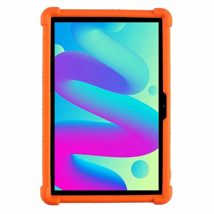 Силиконовый чехол для TCL Tab 10 HD 4G (9160G1, 9161G), TCL Tab 10L (8491X) (оранжевый)