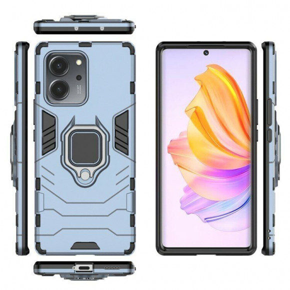 Чехол Armor Ring Holder для Honor 80 SE (темно-синий) Чехол Armor Ring Holder для Honor 80 SE (темно-синий)