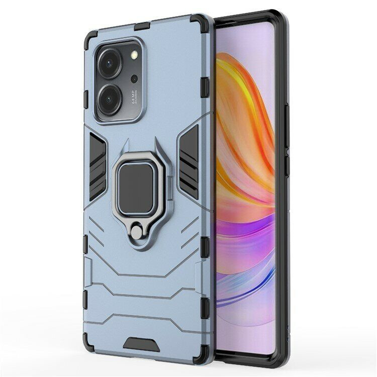 Чехол Armor Ring Holder для Honor 80 SE (темно-синий)