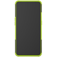 Чехол Hybrid Armor для OnePlus 7T (черный + зеленый)