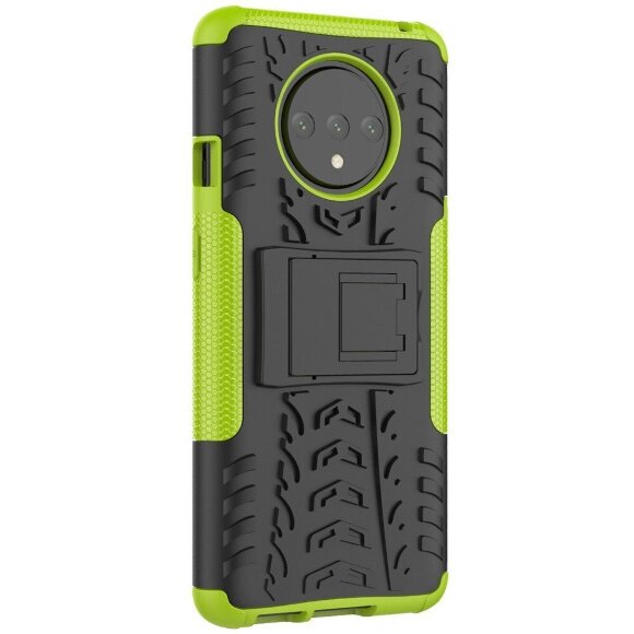 Чехол Hybrid Armor для OnePlus 7T (черный + зеленый) Чехол Hybrid Armor для OnePlus 7T (черный + зеленый)
