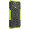 Чехол Hybrid Armor для OnePlus 7T (черный + зеленый)